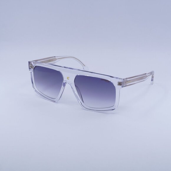 🕶️ New CARRERA 1061/S 0900 1V Sunglasses - Crystal Frame Blue Lenses